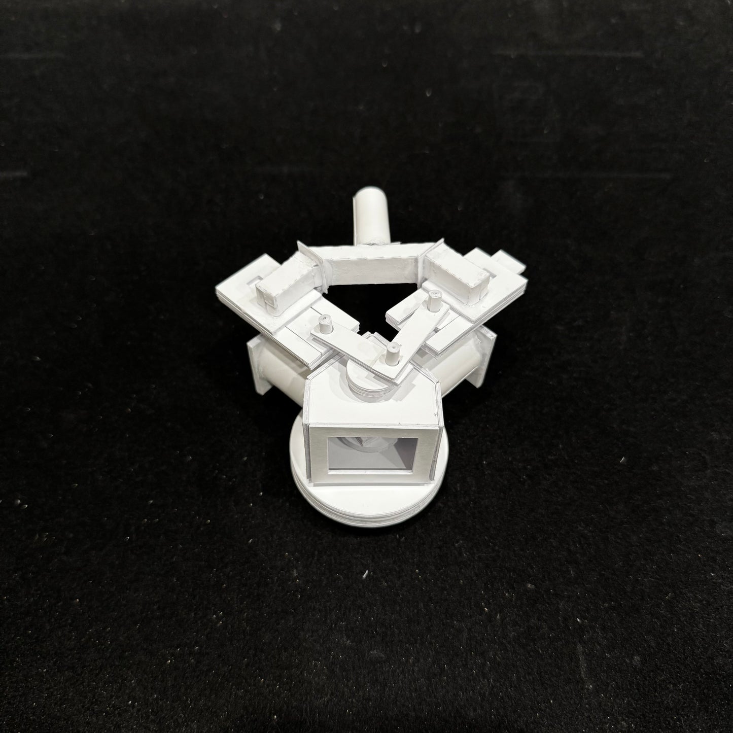 V-Twin Engine Paper Model Template (PDF) – Cut & Build with Instructions