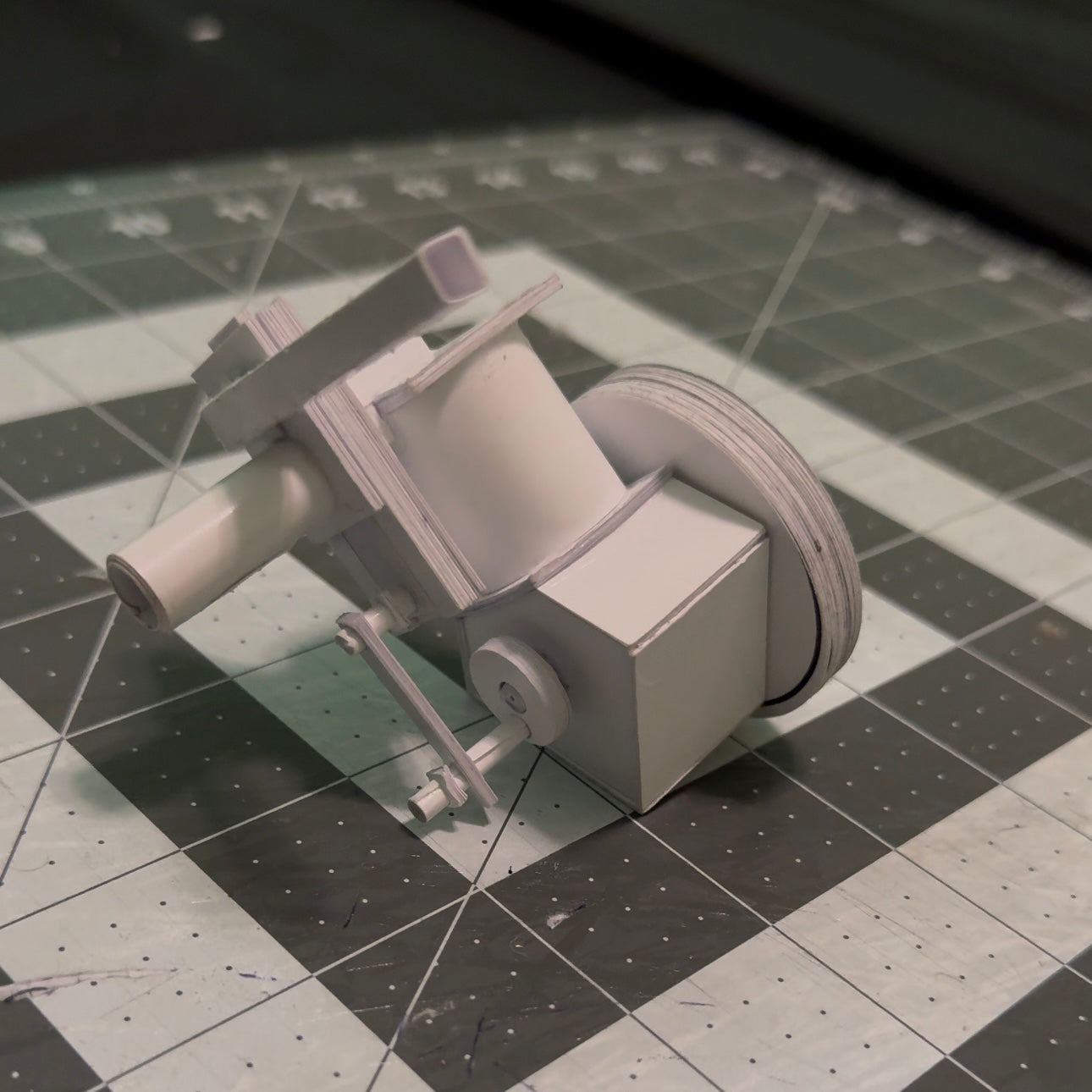 Single Cylinder DIY Model PDF (Printable Template)