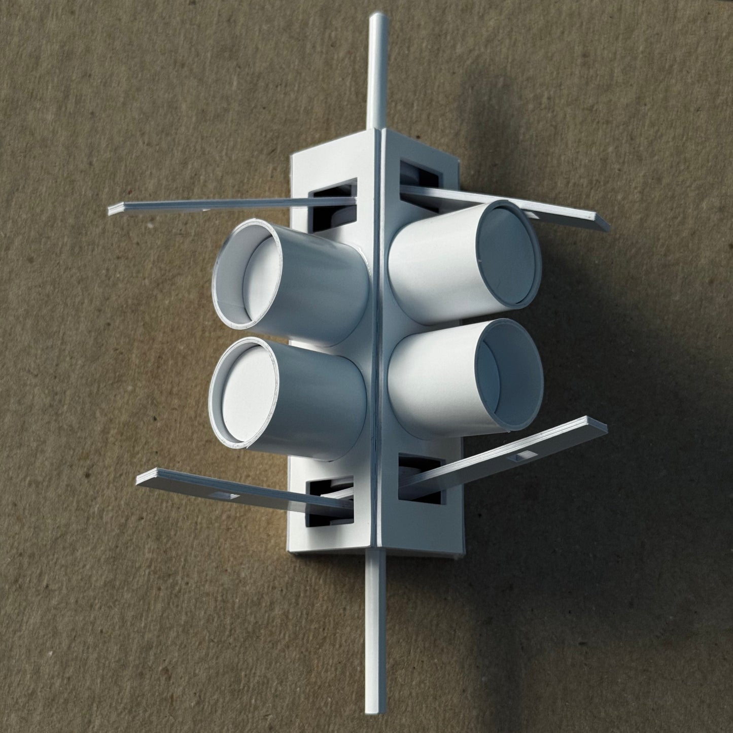 V4 Air Engine Paper Model – 23-Page PDF Template