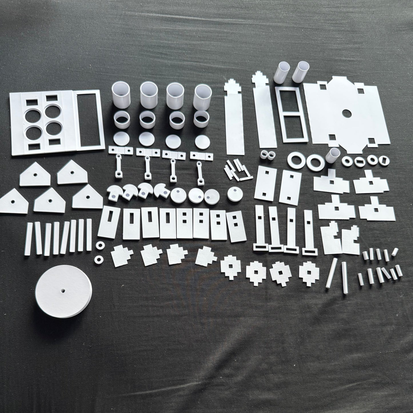 V4 Air Engine Paper Model – 23-Page PDF Template