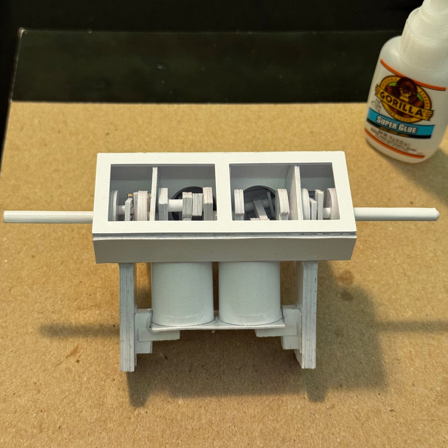 V4 Air Engine Paper Model – 23-Page PDF Template