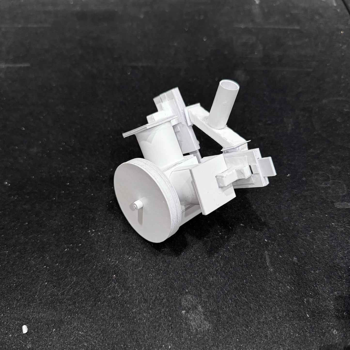 V-Twin Engine Paper Model Template (PDF) – Cut & Build with Instructions