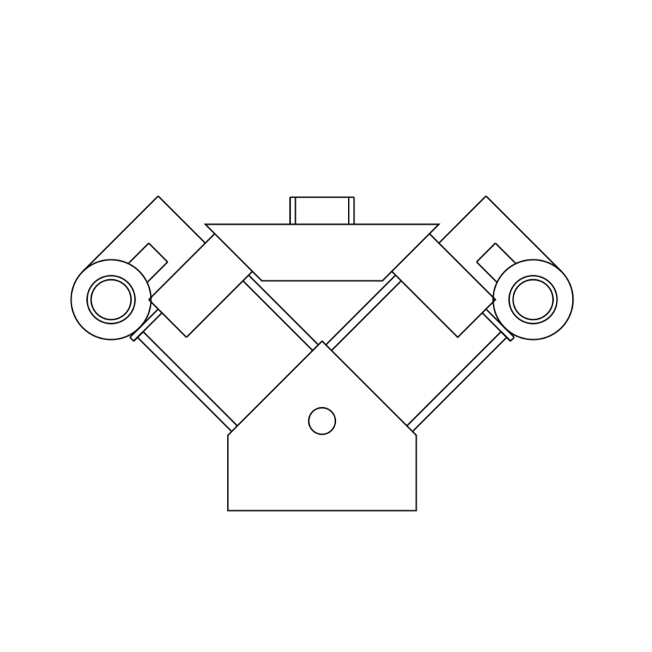 V4 Air Engine Paper Model – 23-Page PDF Template