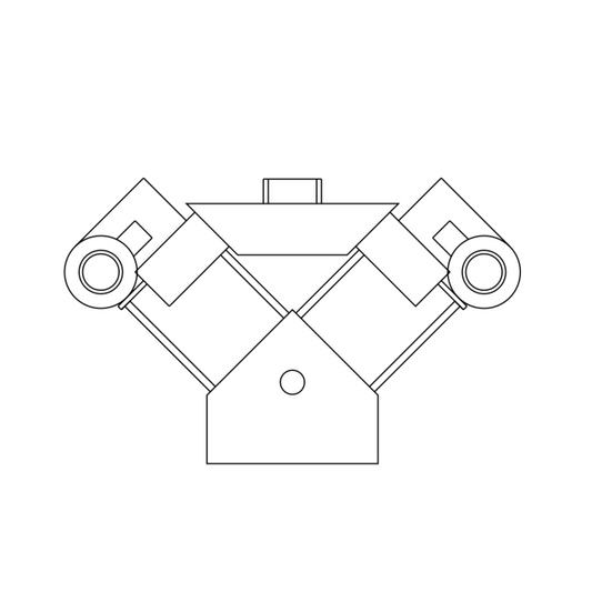V4 Air Engine Paper Model – 23-Page PDF Template