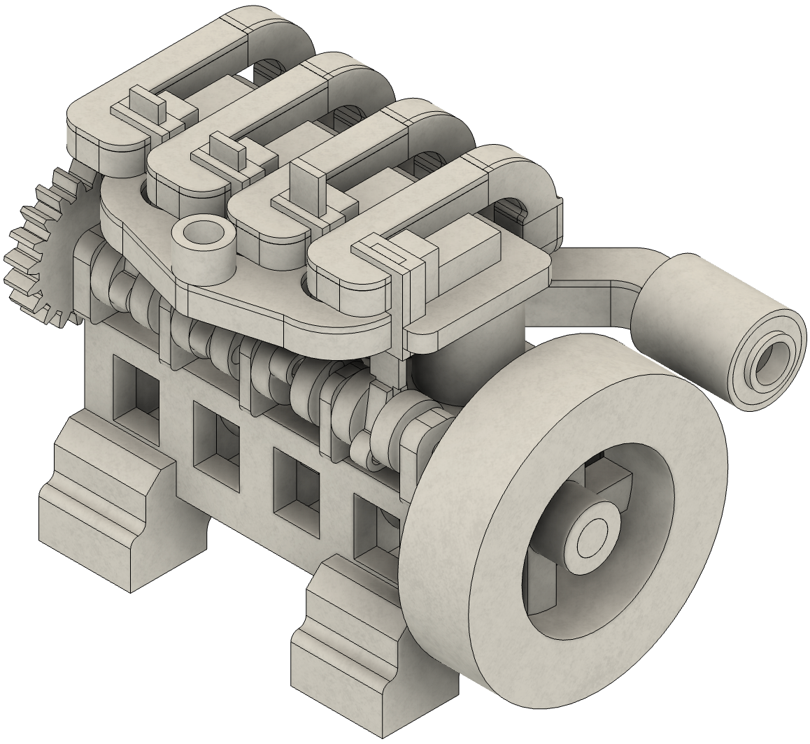 Inline 4 Paper Engine Template PDF