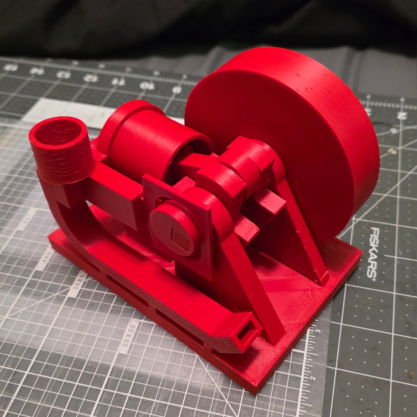 Single Cylinder Air Engine Horizontal Shaft