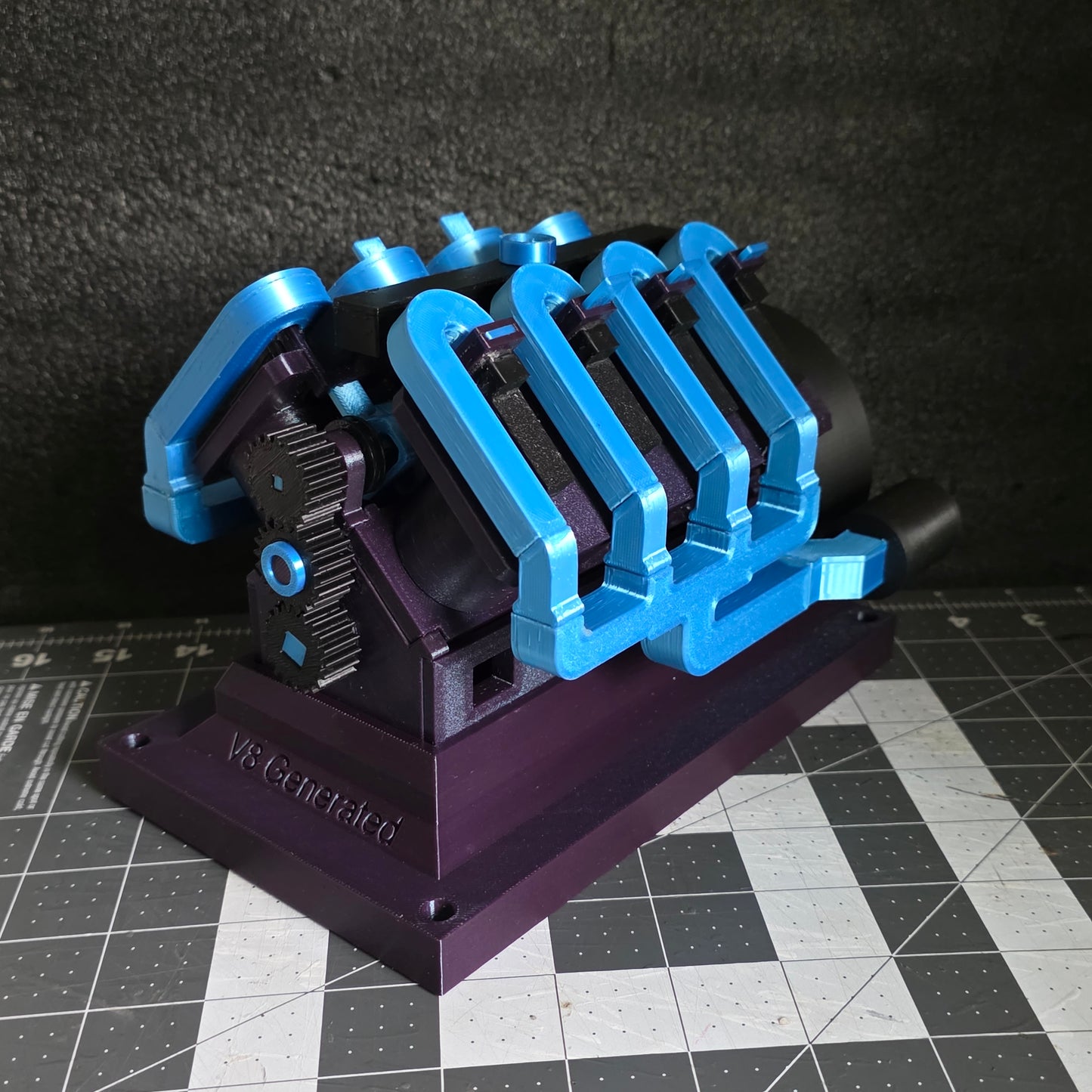 148cc V8 Engine (Assembled)