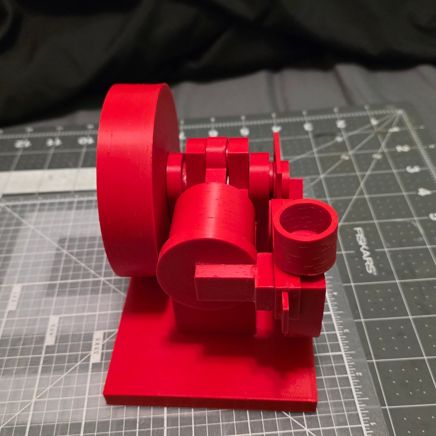 Single Cylinder Air Engine Horizontal Shaft