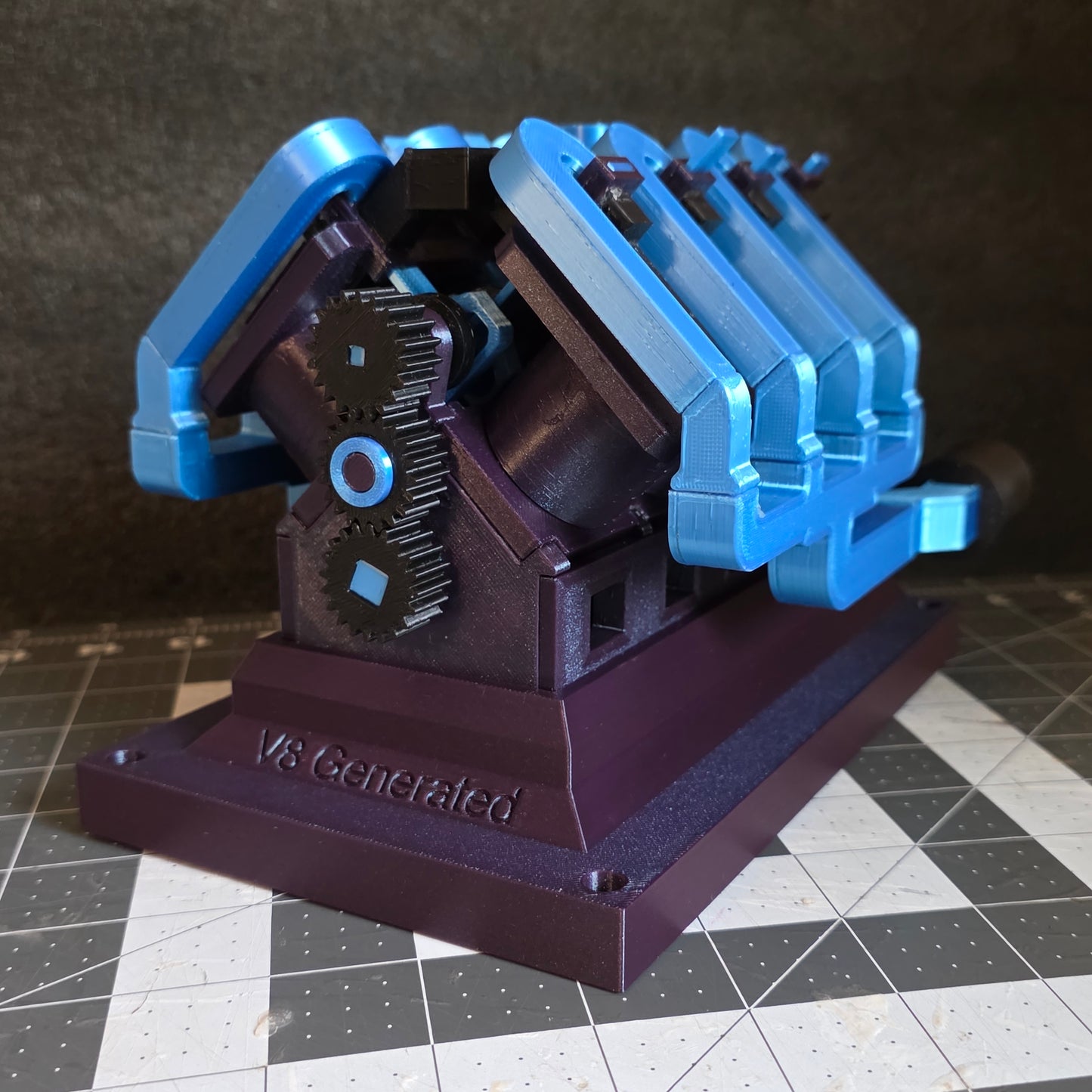 148cc V8 Engine (Assembled)